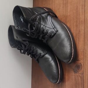 THURSDAY BOOT COMPANY Everyday President Black Leather Ankle Boot Mens Size 10